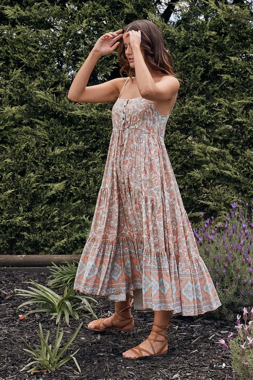 Heer Midi Dress with Pockets