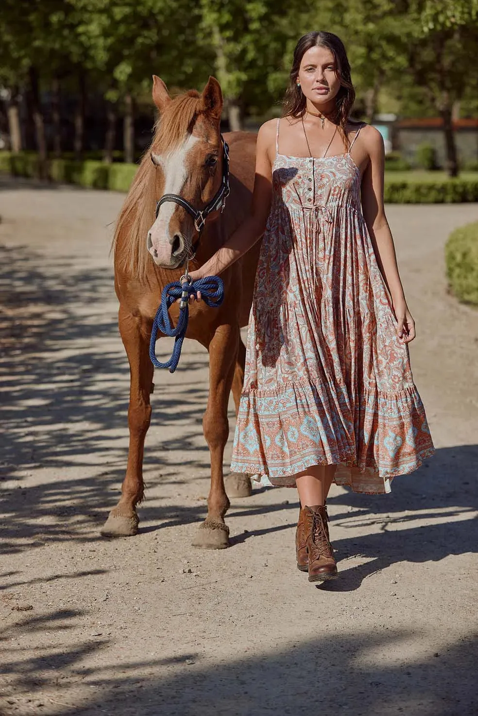 Heer Midi Dress with Pockets