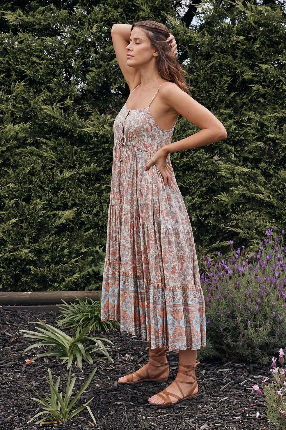 Heer Midi Dress with Pockets