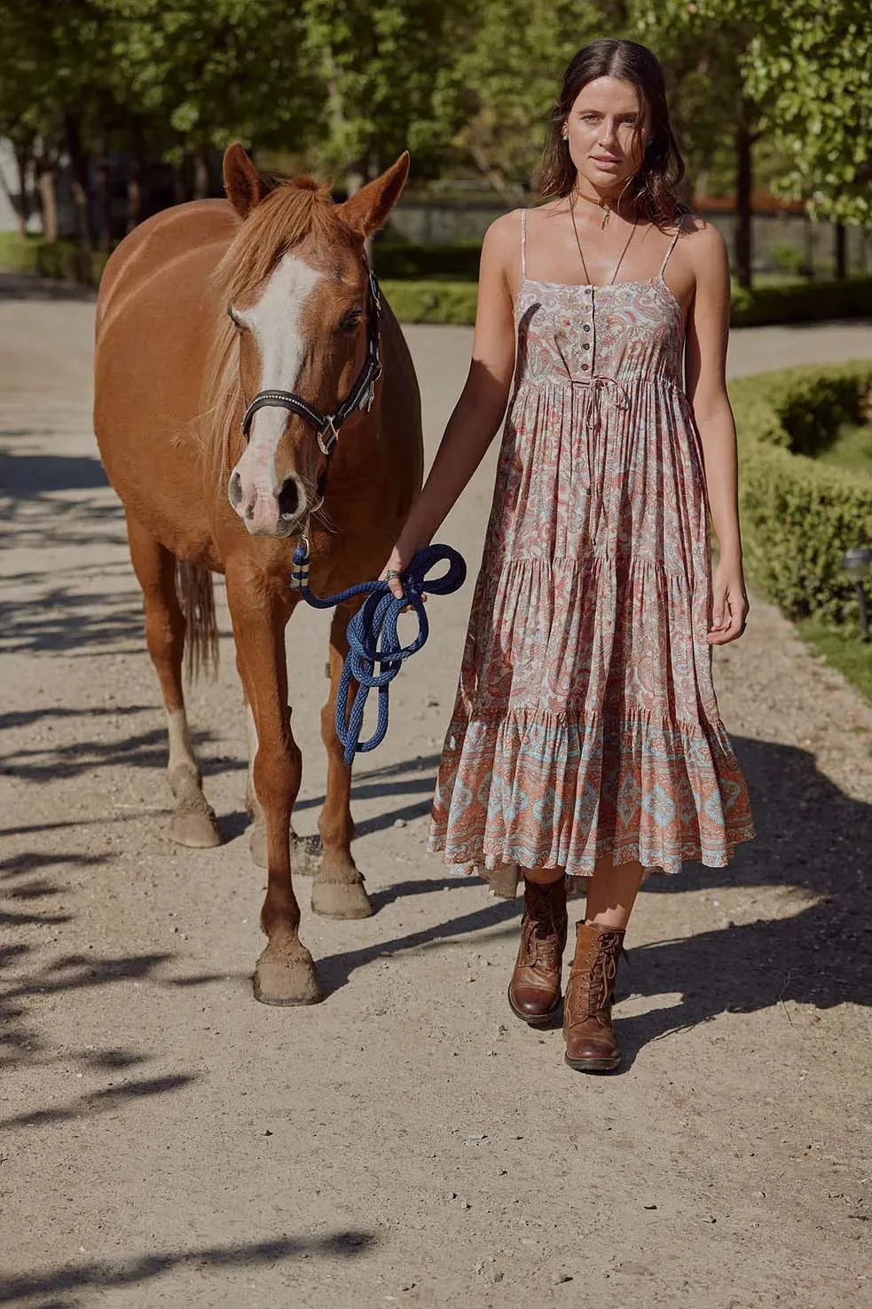 Heer Midi Dress with Pockets