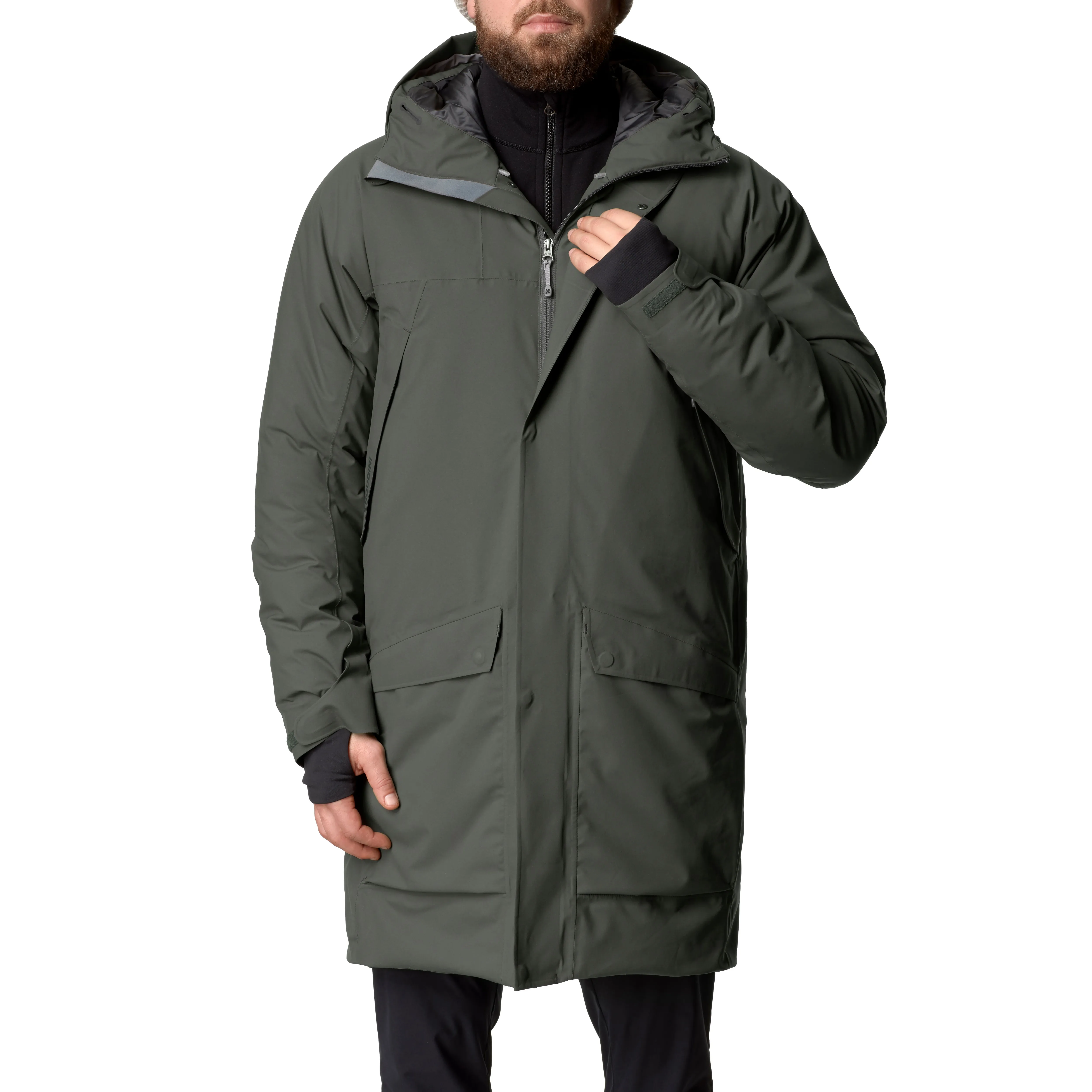 Houdini Men&#x27;s Fall In Parka Baremark Green | Buy Houdini Men&#x27;s Fall In Parka Baremark Green here | Outnorth