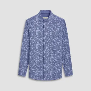 Jimmy Double Sided Abstract/Herringbone OoohCotton Shirt