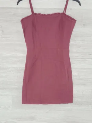 L.A. Hearts PacSun Women's Short Burgundy Thin Strap Dress Size XS