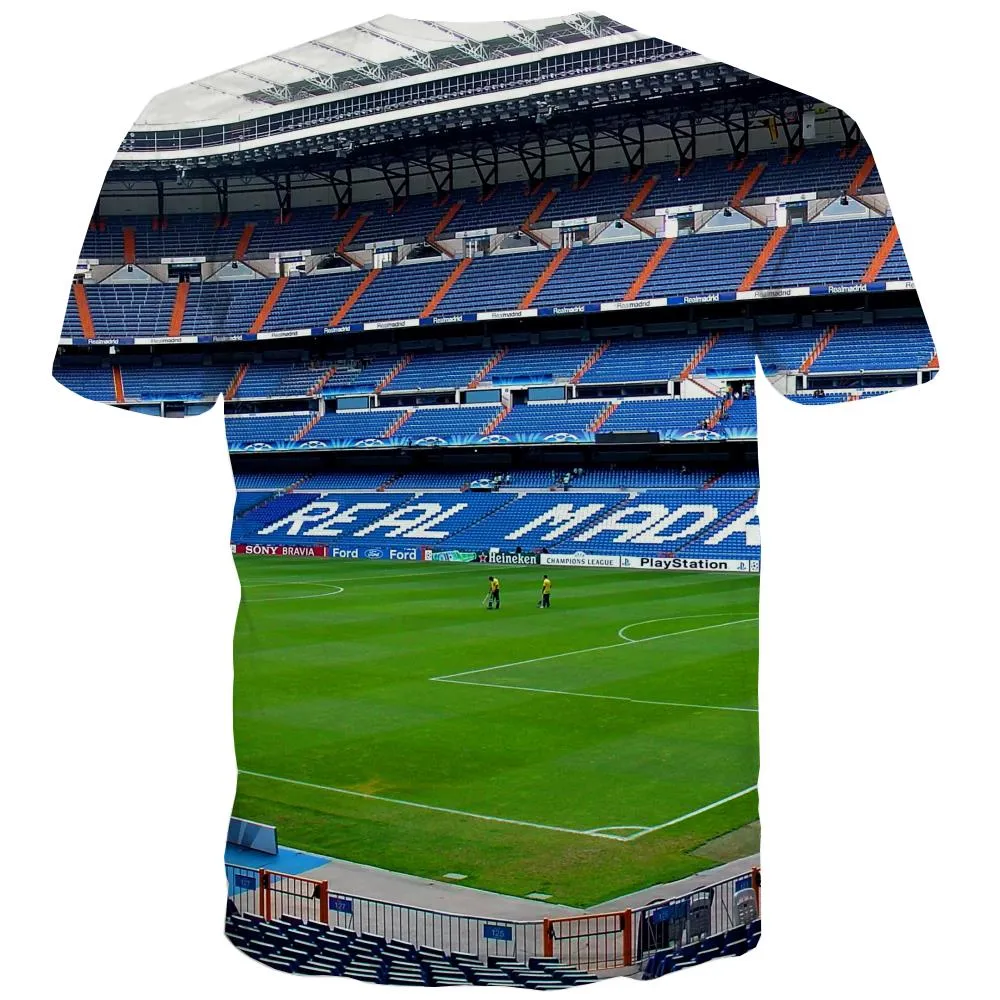 Lawn T-shirt Men Football Tshirt Anime Athletics Shirt Print Stadium T-shirts 3d