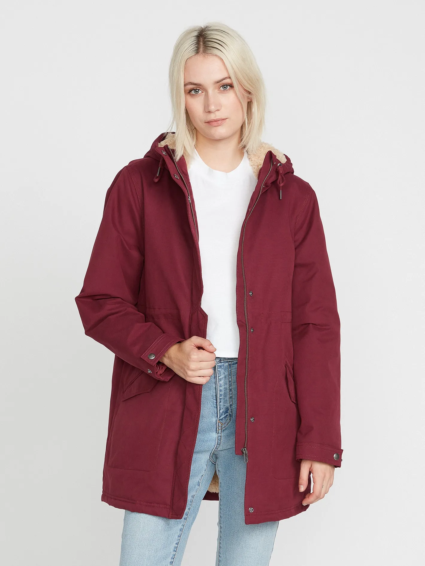 Less Is More 5K Parka - Burgundy