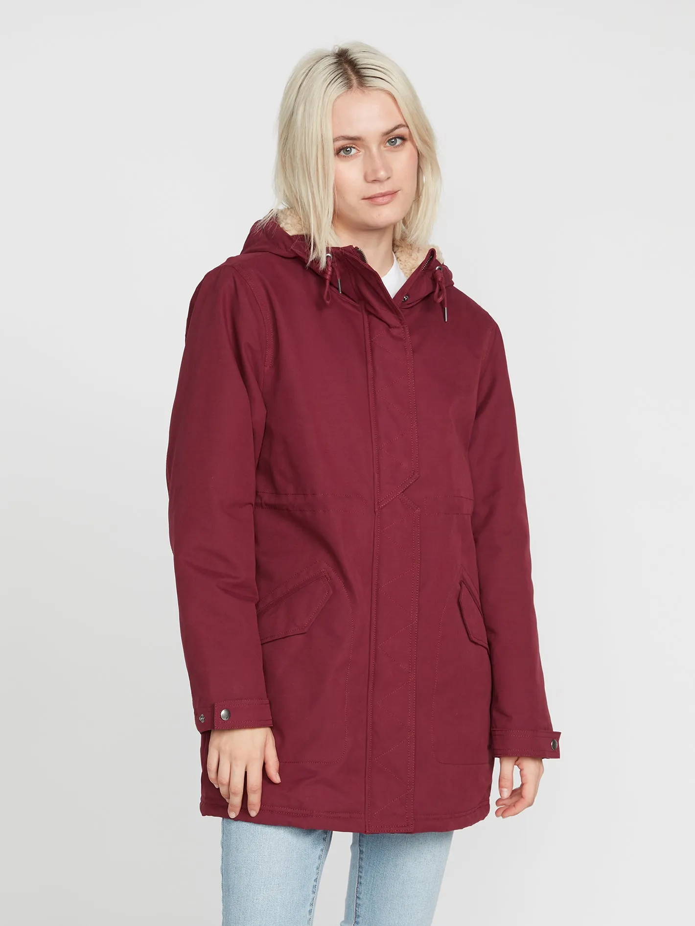 Less Is More 5K Parka - Burgundy