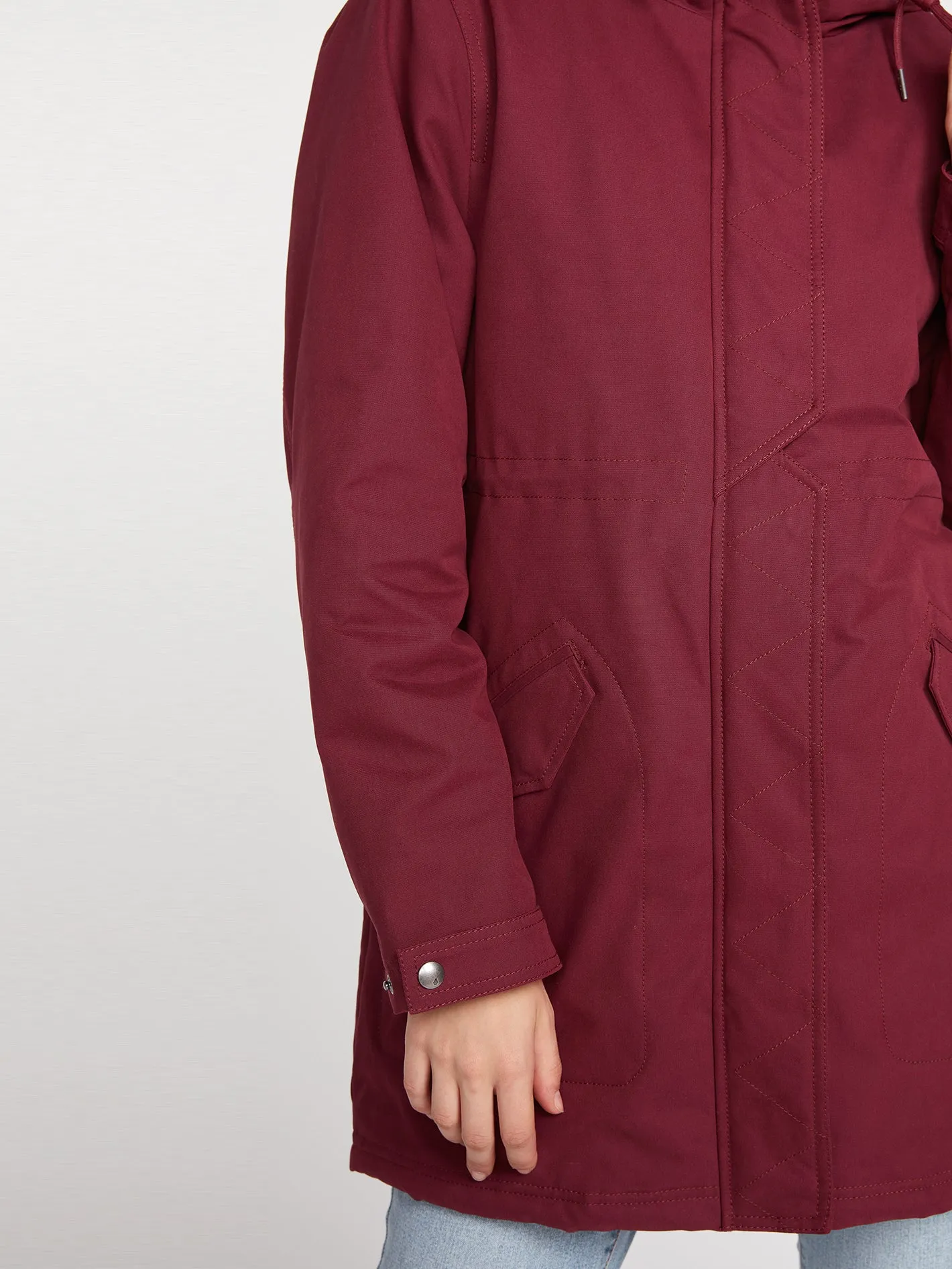 Less Is More 5K Parka - Burgundy