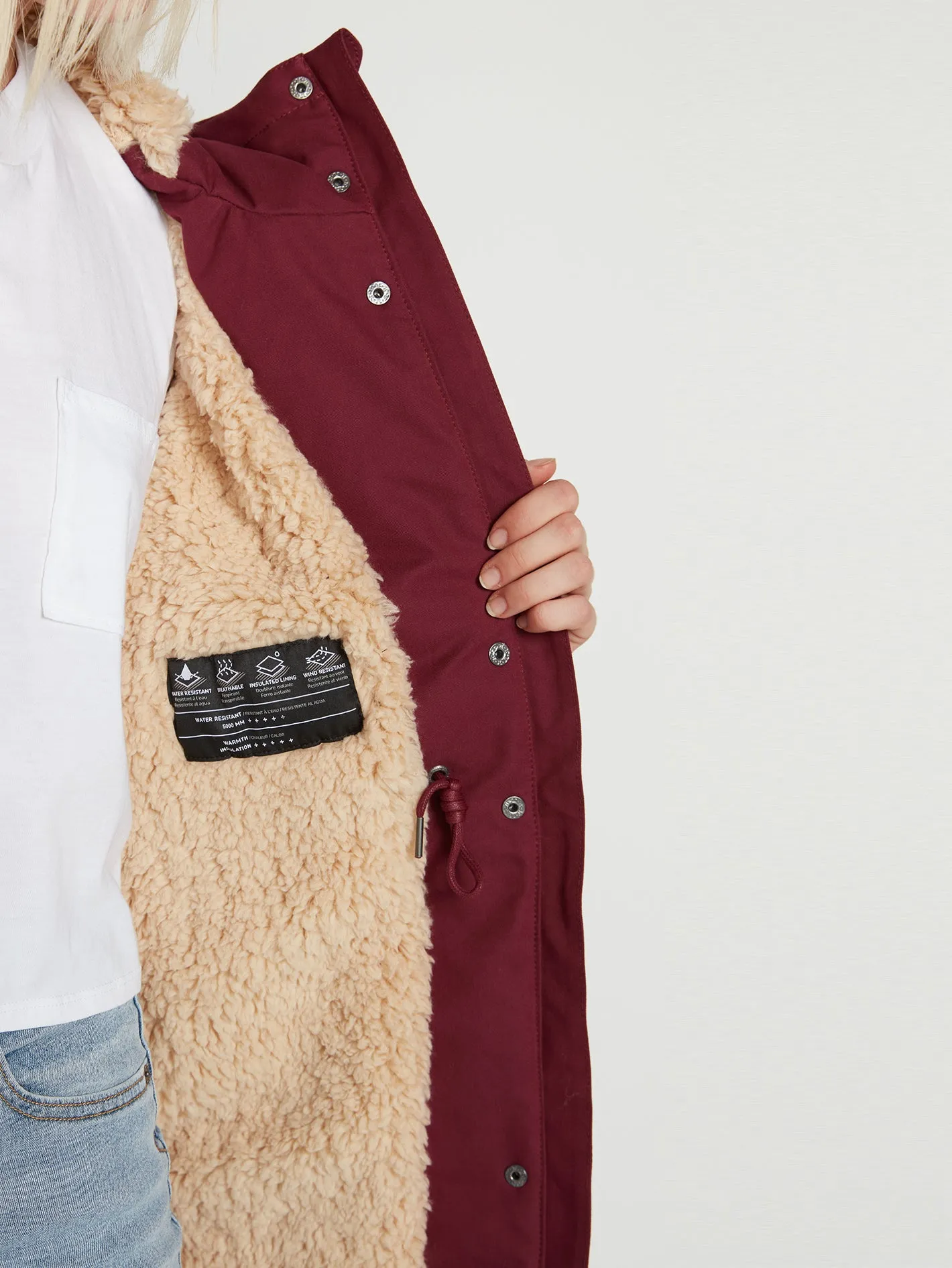 Less Is More 5K Parka - Burgundy