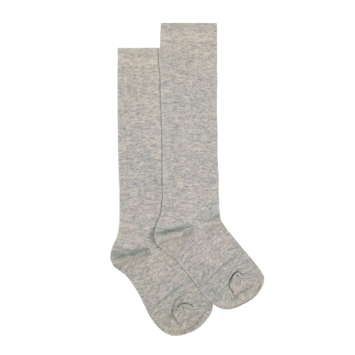 Light Gray Ribbed Kneesocks