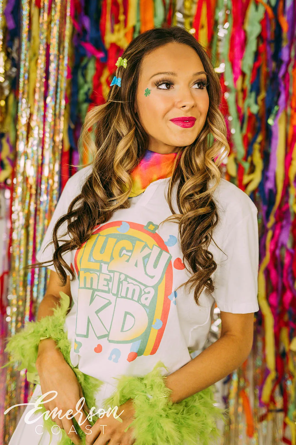 Lucky Me Im A KD Bid Day Tshirt