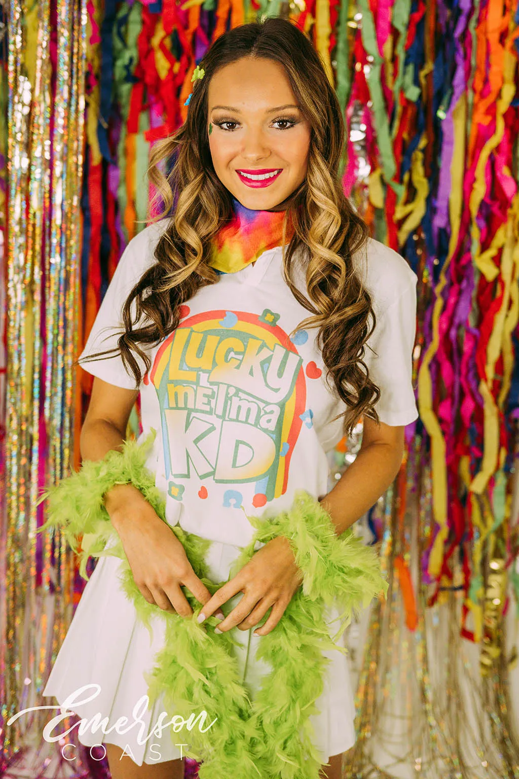 Lucky Me Im A KD Bid Day Tshirt