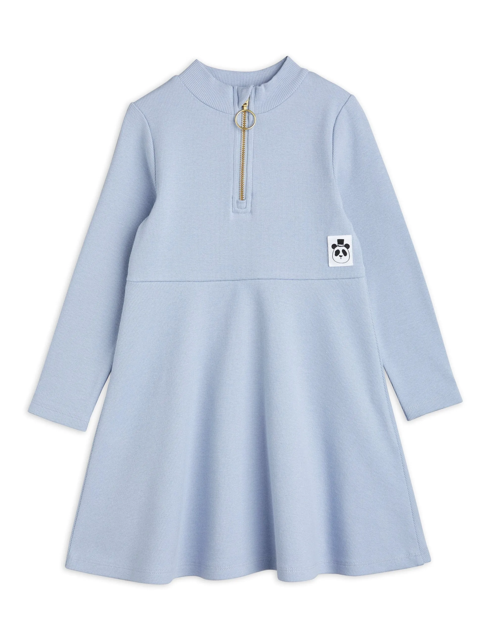 Mini Rodini Solid Rib LS Dress