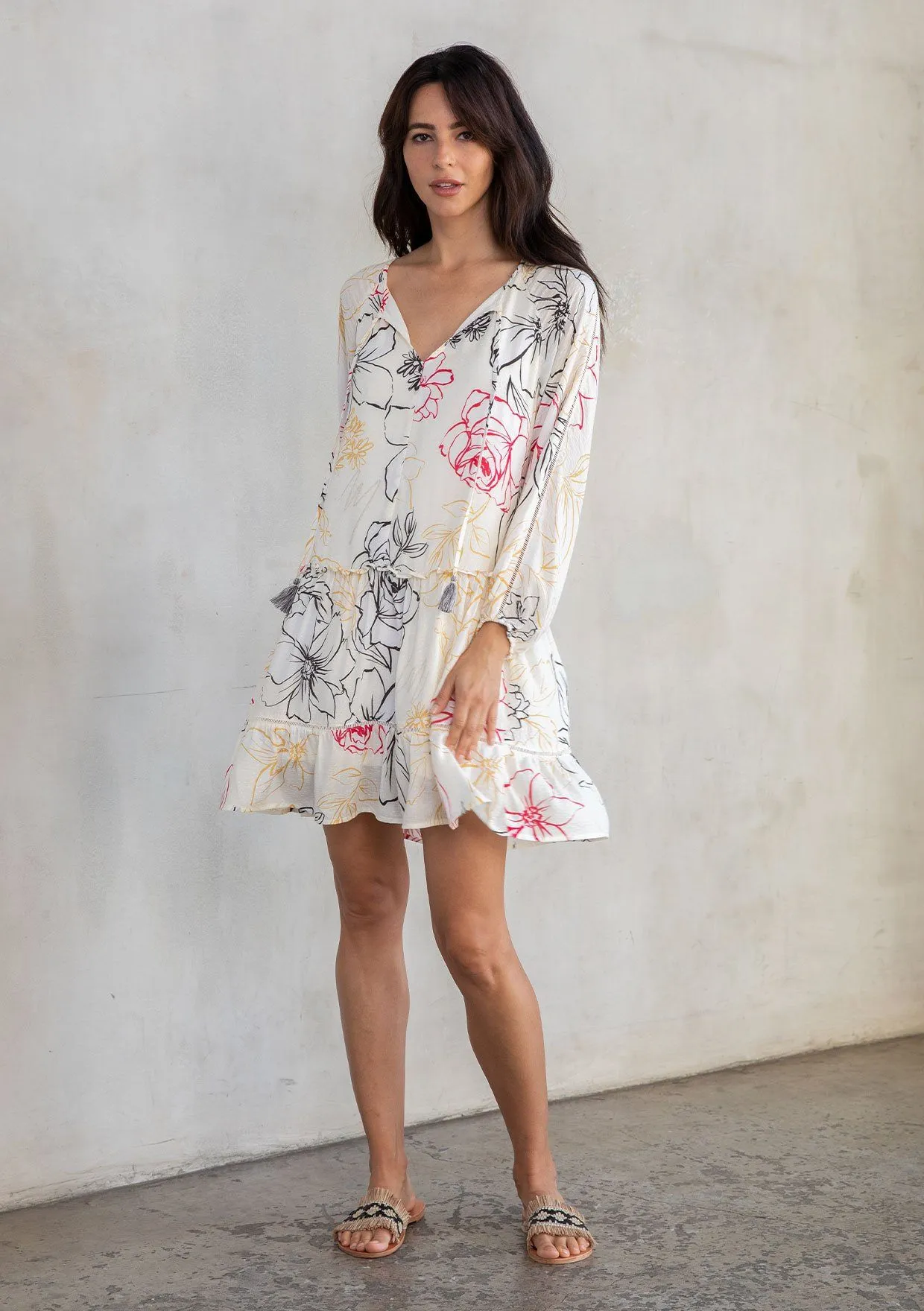 Modern Love Floral Mini Dress