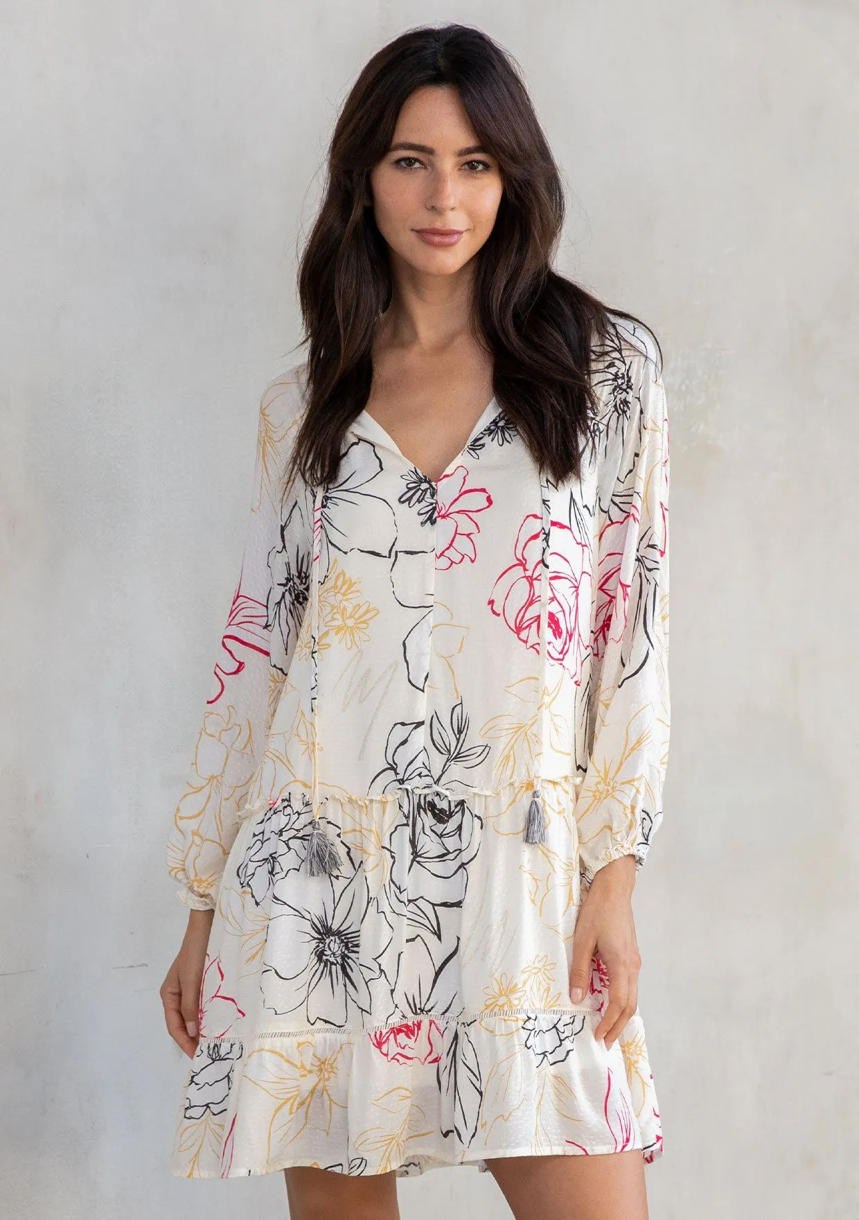 Modern Love Floral Mini Dress