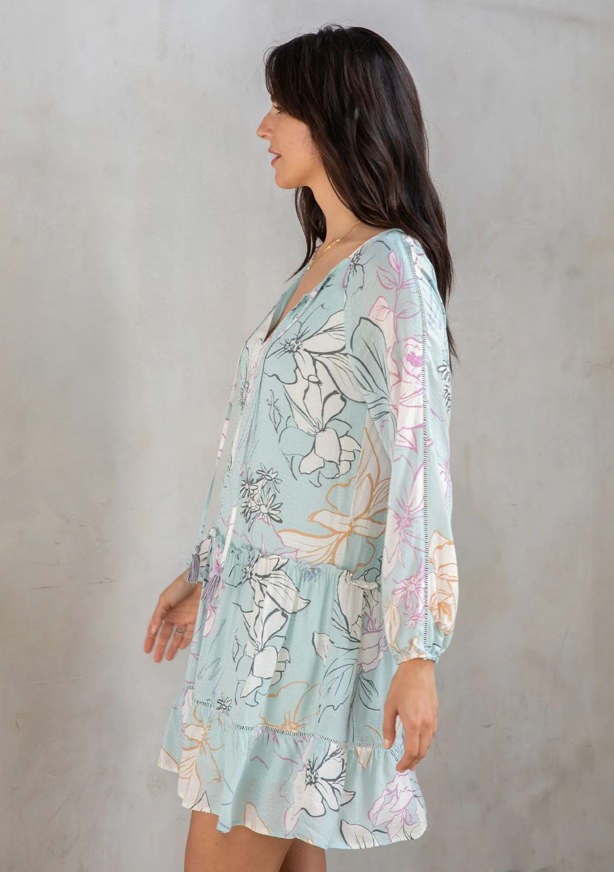 Modern Love Floral Mini Dress
