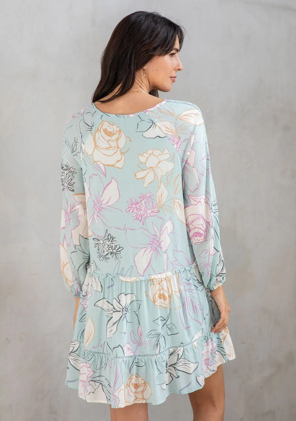 Modern Love Floral Mini Dress