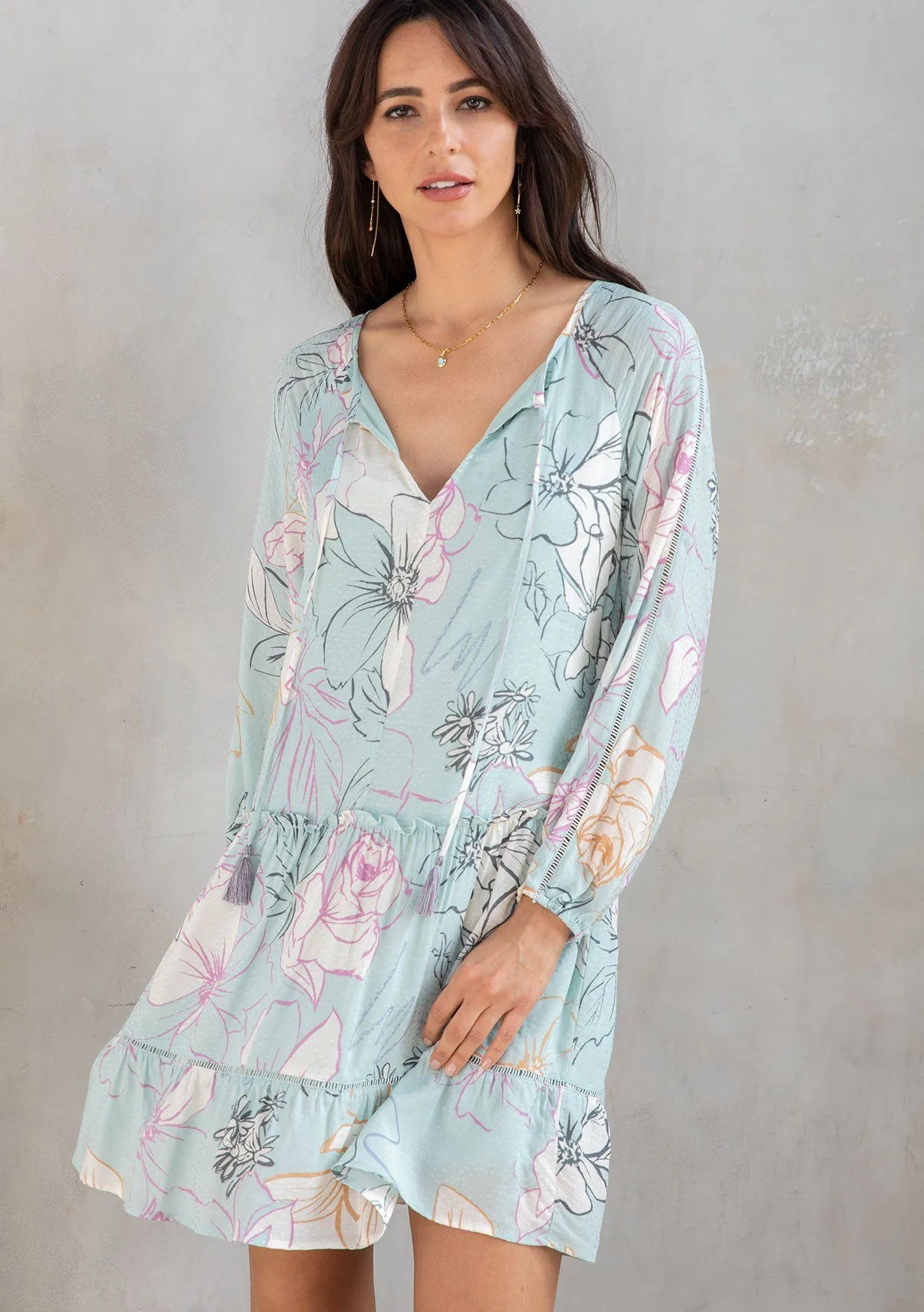 Modern Love Floral Mini Dress