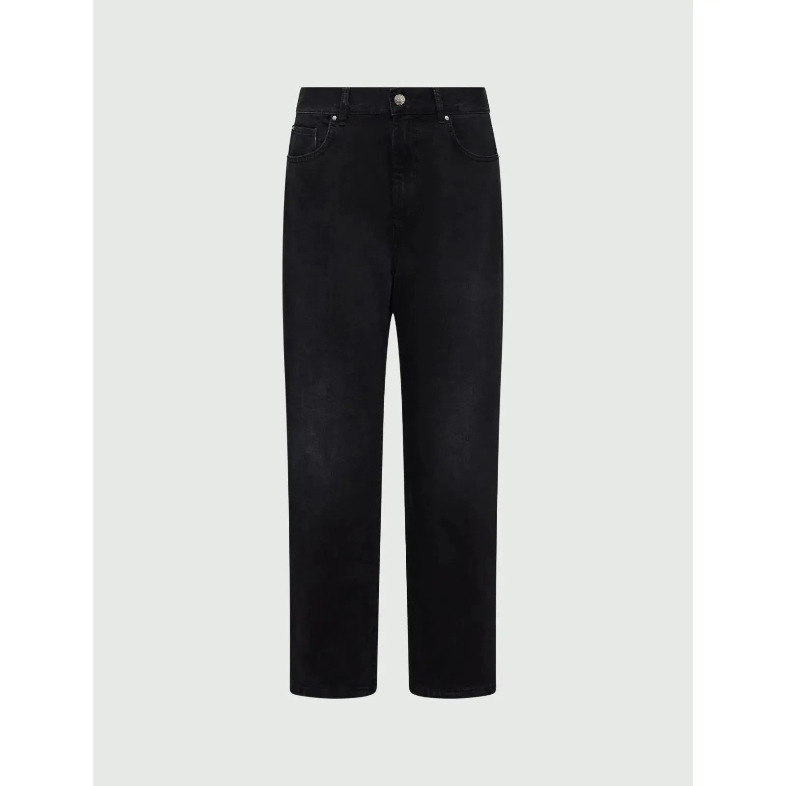 MOM 100% Cotton Jeans Black