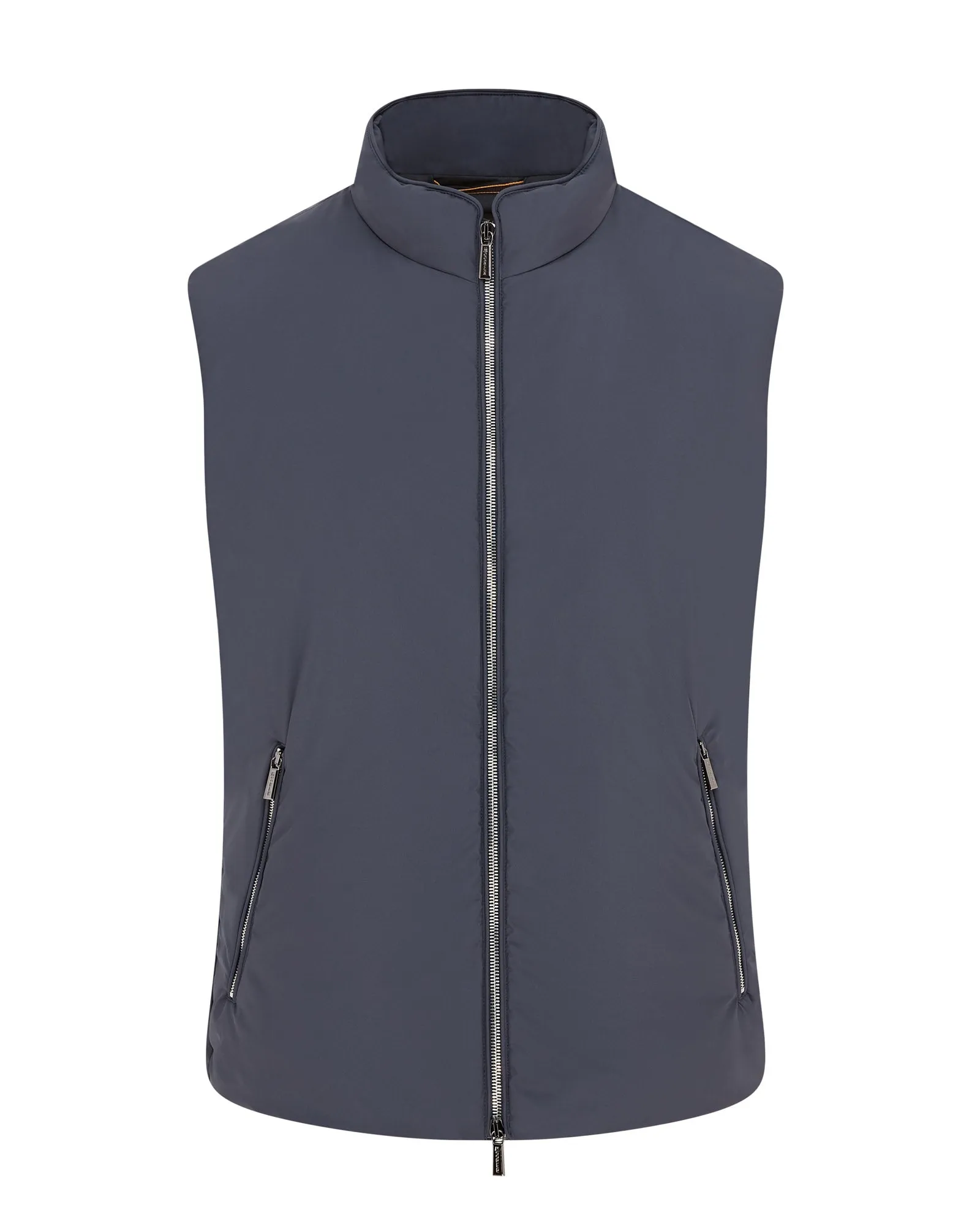 MooRER Technical Padded Zip Gilet - UROS (Navy)