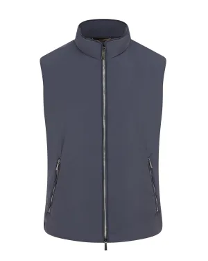MooRER Technical Padded Zip Gilet - UROS (Navy)