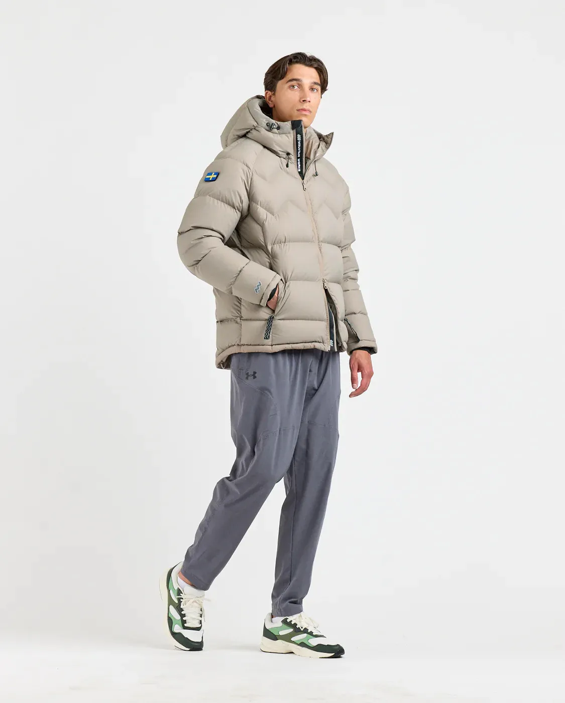 Mountain Works Unisex Surveyor Down Parka Moondust | Buy Mountain Works Unisex Surveyor Down Parka Moondust here | Outnorth