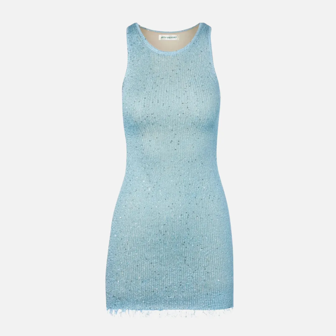 Natalia Mini Dress - Blue