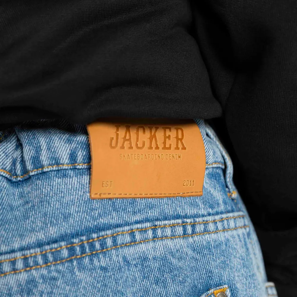 Nostalgia Baggy Pants Washed Blue