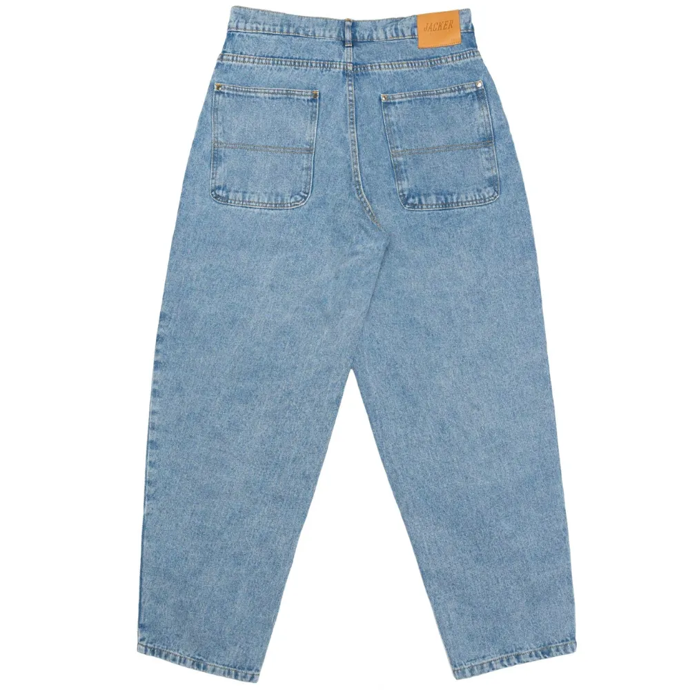 Nostalgia Baggy Pants Washed Blue