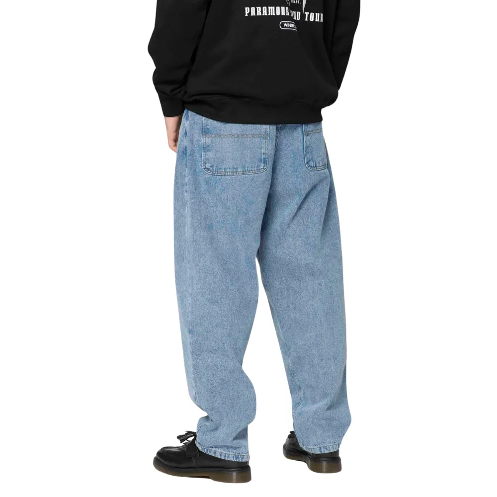 Nostalgia Baggy Pants Washed Blue