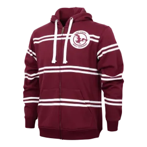 NRL Retro Zip Hoodie - Manly Sea Eagles - Full Zip - Fleece - Jacket