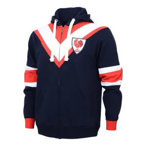 NRL Retro Zip Hoodie - Sydney Roosters - Full Zip - Fleece - Jacket