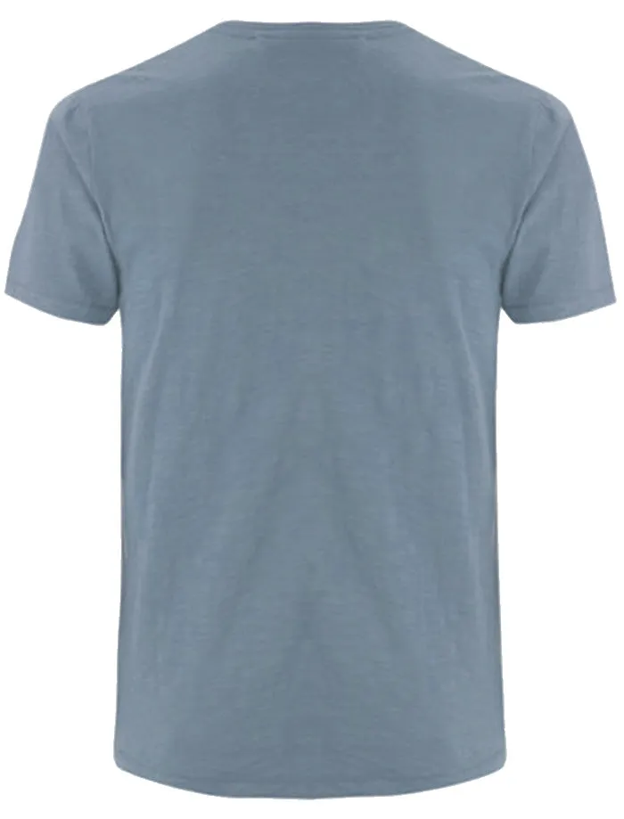 Oliver Cotton Slub Henley T-Shirt in Denim