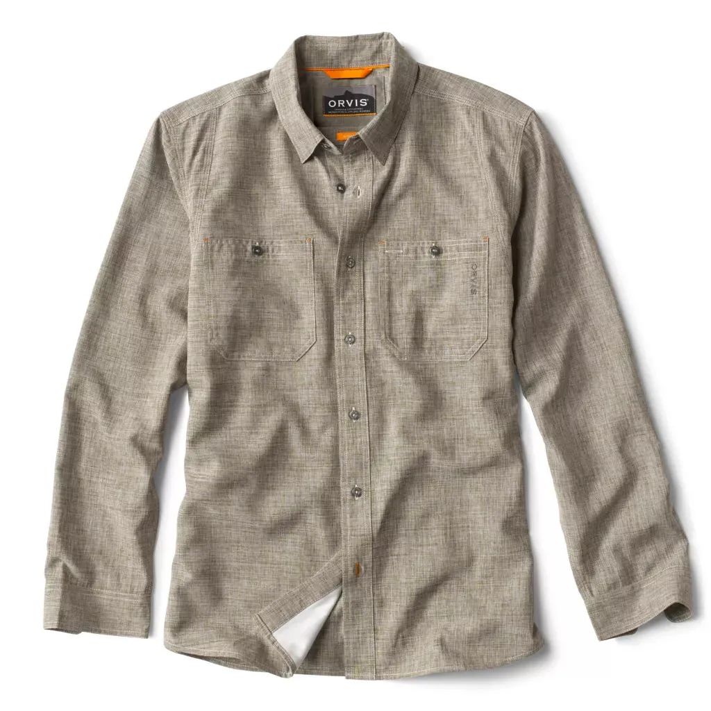 Orvis Men's Tech Chambray L/S Shirt
