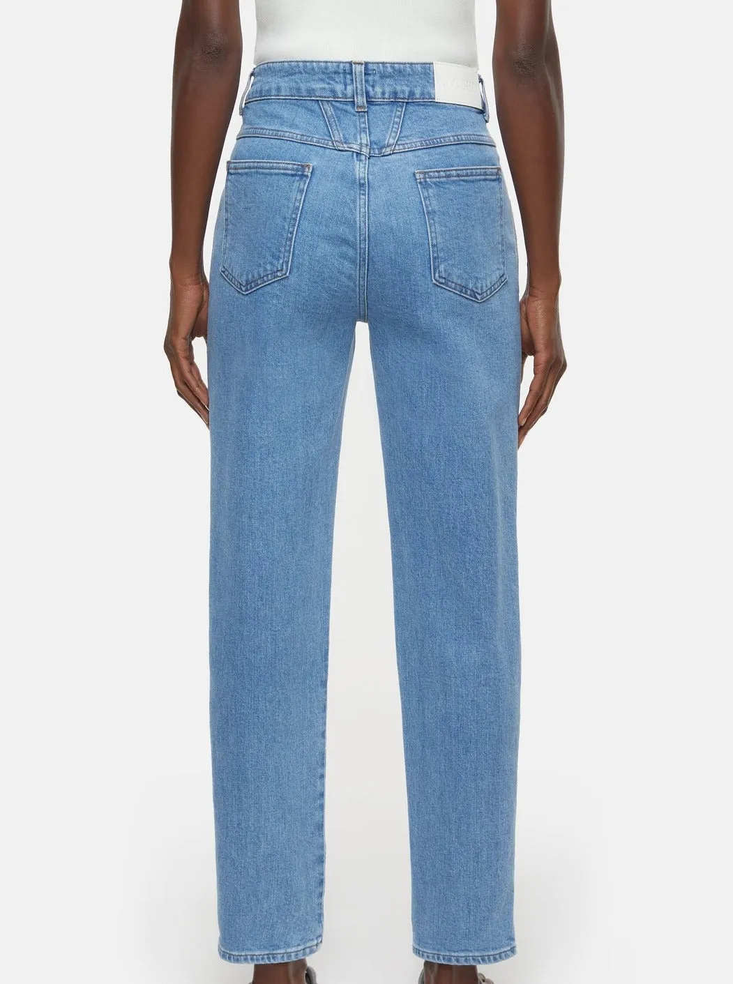PEDAL PUSHER JEANS | MID BLUE