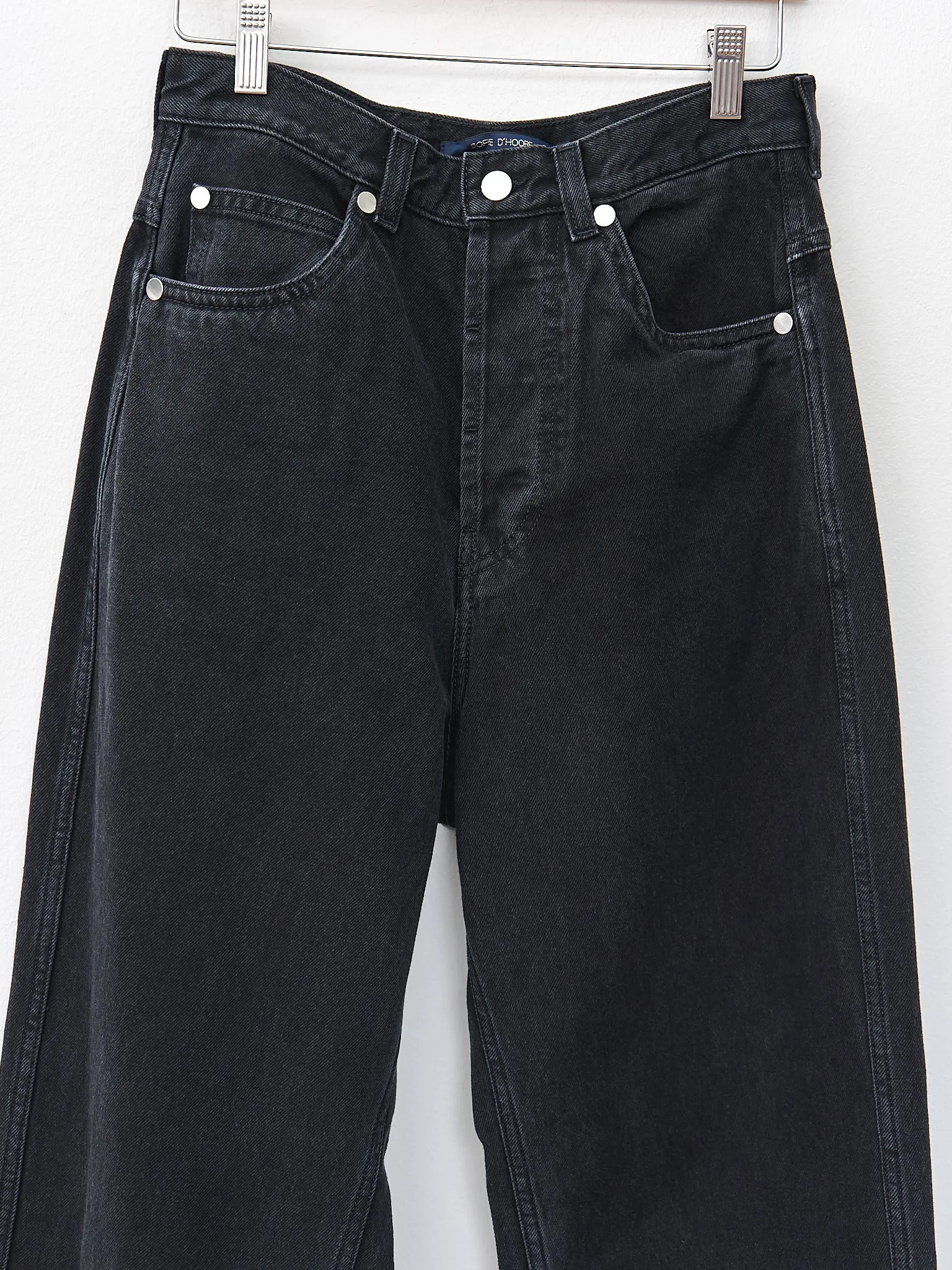 Peggy Denim - Black Cotton Denim
