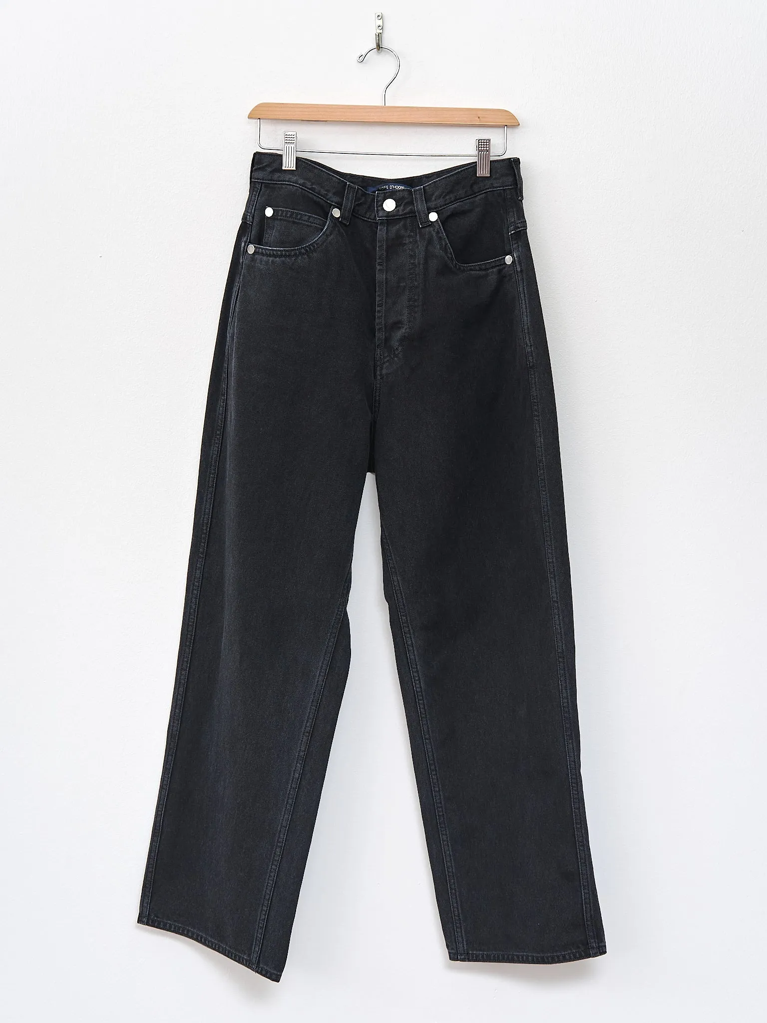 Peggy Denim - Black Cotton Denim