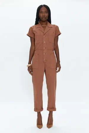 Pistola Grover Short Sleeve Field Worker Jumpsuit - Cinnamon