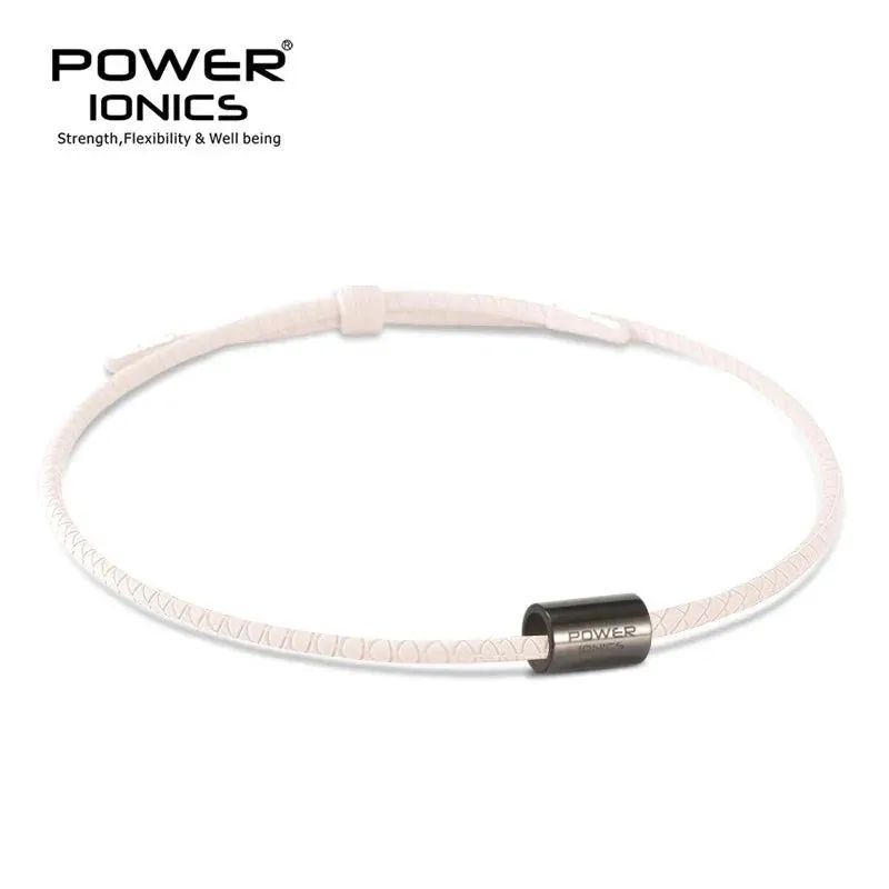 Power Ionics Titanium Bio Silicone Necklace – 3000 Anions, Health Boosting Sports Pendant for Women & Men