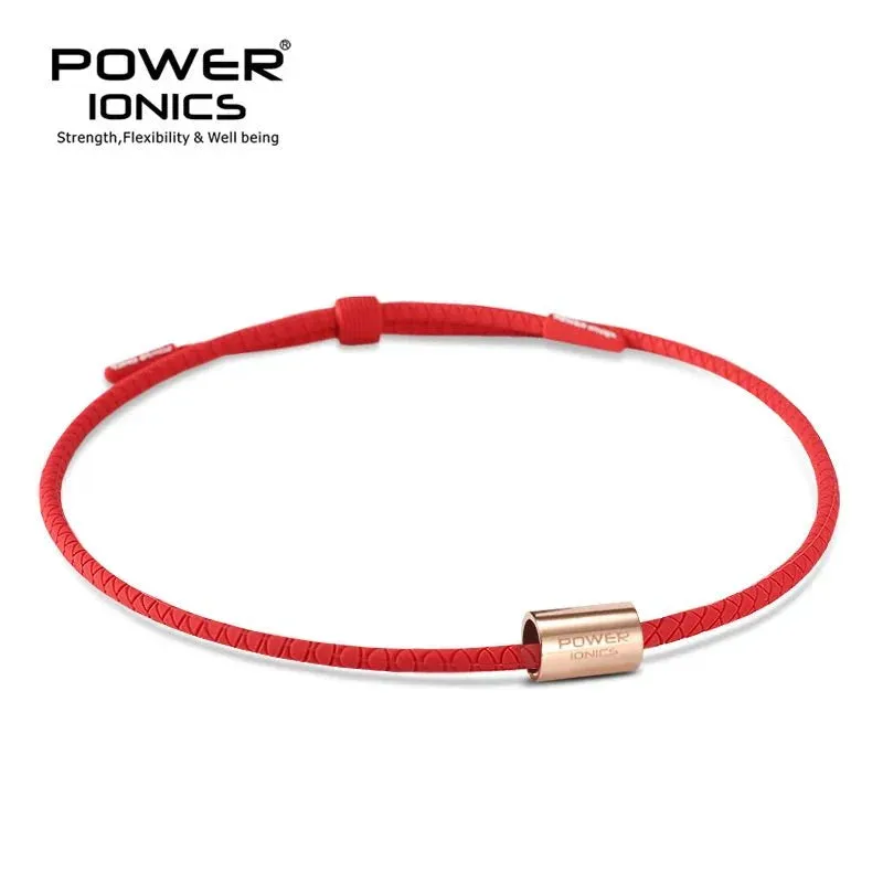 Power Ionics Titanium Bio Silicone Necklace – 3000 Anions, Health Boosting Sports Pendant for Women & Men