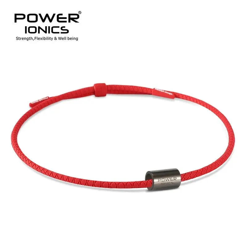 Power Ionics Titanium Bio Silicone Necklace – 3000 Anions, Health Boosting Sports Pendant for Women & Men