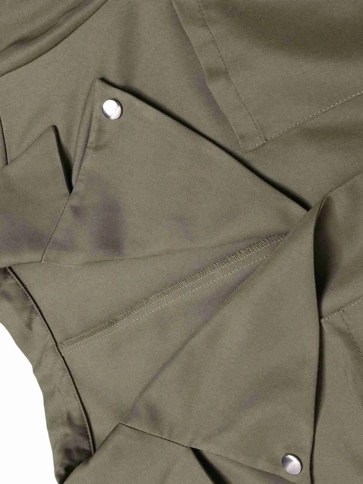 [Pre-Sale] Green 1930s Solid Lapel Belted Jumpsuit