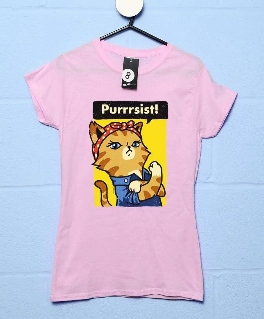 Purrrsist Ladies Fitted T-Shirt