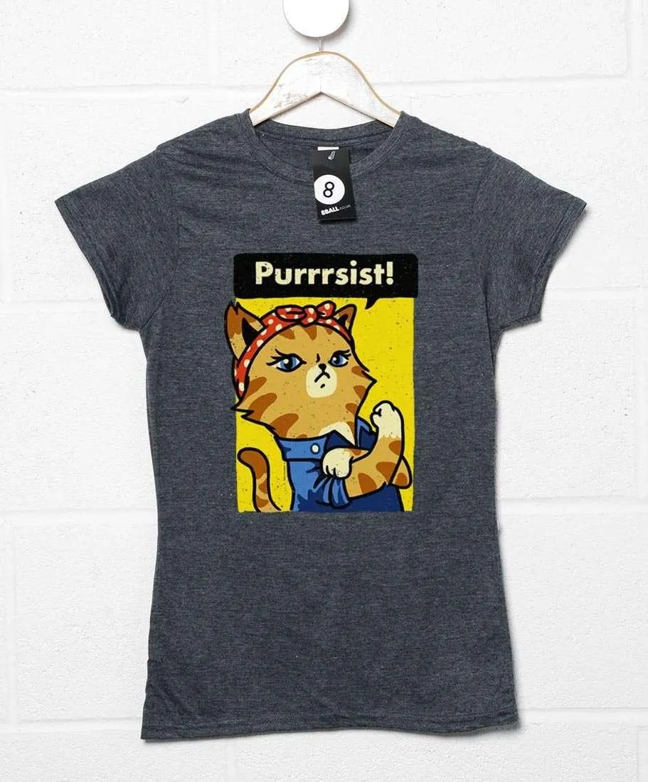 Purrrsist Ladies Fitted T-Shirt