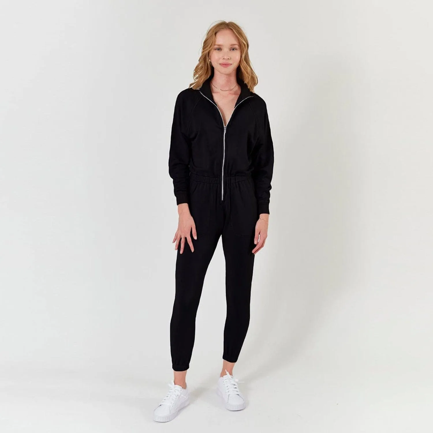 Restore Soft Terry Jumpsuit - Black