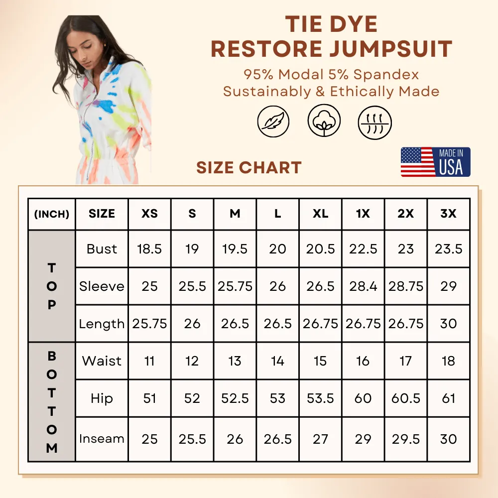 Restore Soft Terry Jumpsuit - Hale Tie Dye