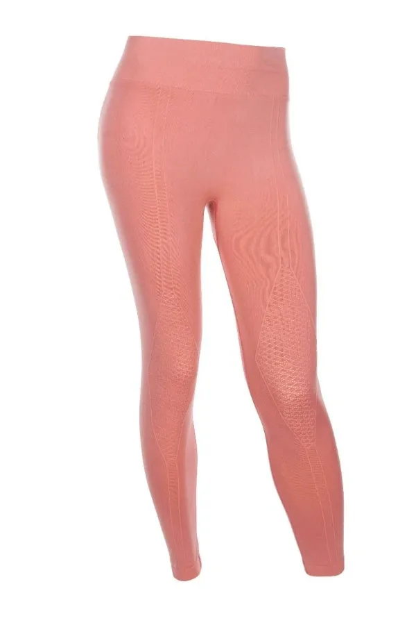 RUN & RELAX // FULL COVER TIGHTS - DARK EARTHY ROSE