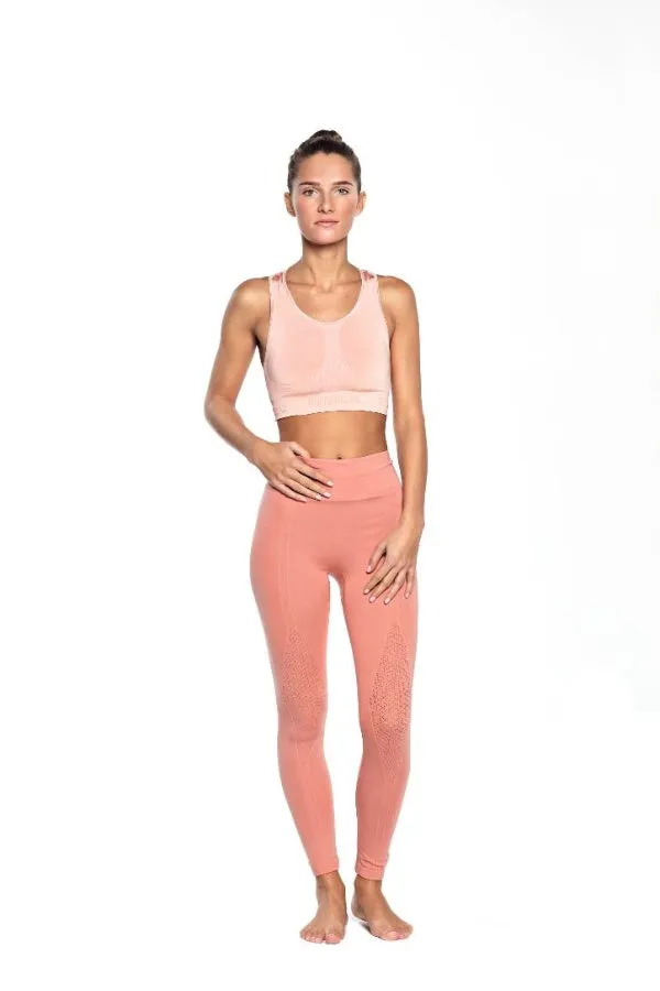 RUN & RELAX // FULL COVER TIGHTS - DARK EARTHY ROSE
