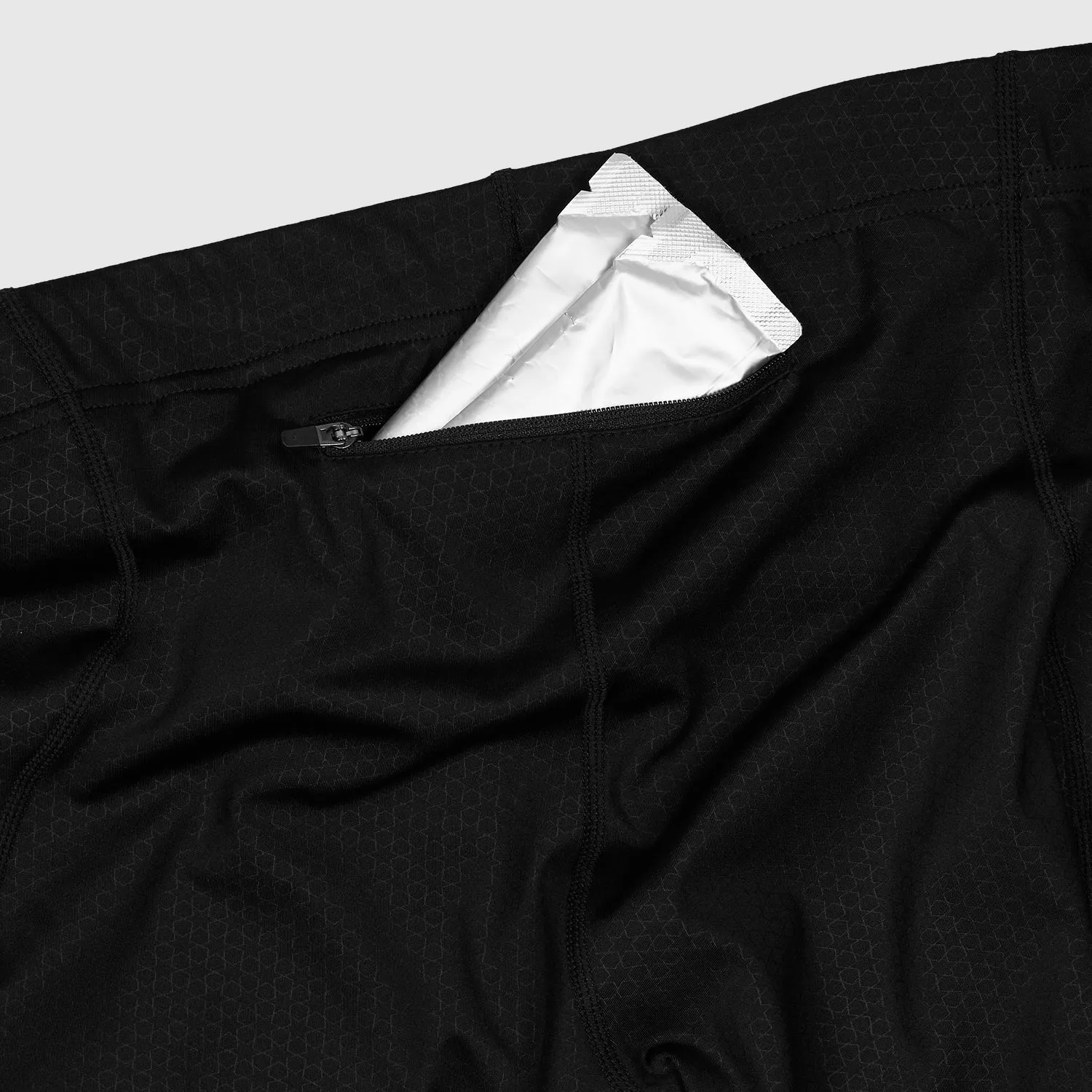 SAYSKY Men's Combat  Long Tights Black