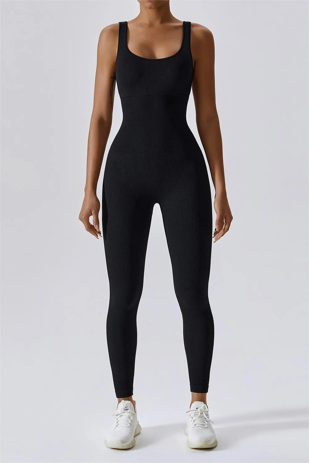 Sleeveless Sculpted Bodysuit