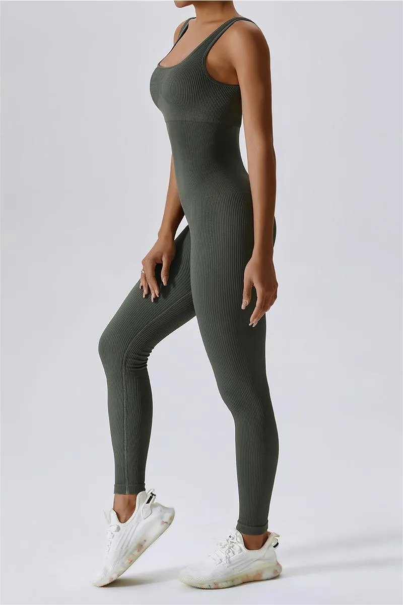 Sleeveless Sculpted Bodysuit